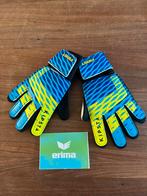 Keepers handschoenen First kind Kipsta blauw/geel, Sport en Fitness, Voetbal, Ophalen of Verzenden, Gebruikt, Handschoenen