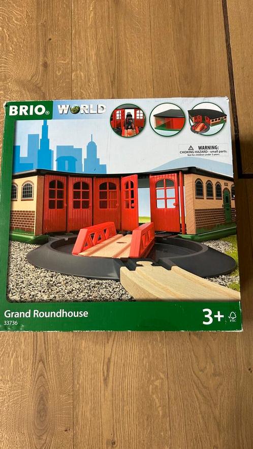 Brio World Grand Roundhouse Treinloods, Kinderen en Baby's, Speelgoed | Educatief en Creatief, Zo goed als nieuw, Bouwen, Ophalen of Verzenden