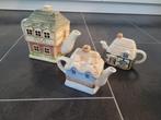 3 vintage Cottage theepotten, Ophalen of Verzenden