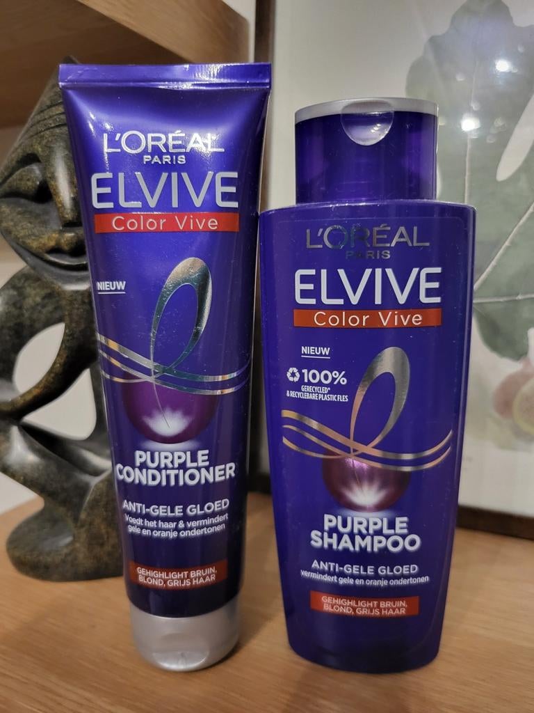 L'Oréal Elvive Color Vive Shampoo & Conditioner Set, Ophalen of Verzenden, Nieuw, Bad & Douche
