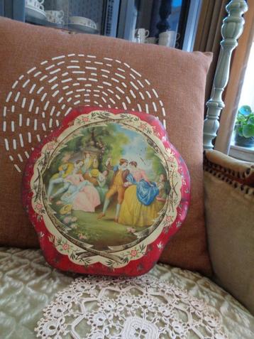 Brocant Nostalgisch Sigaren Blik / Trommel ** Mimosa ** beschikbaar voor biedingen