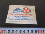 sticker Hart van Brabant 1977 Beekse Bergen, Verzamelen, Stickers, Ophalen, Zo goed als nieuw, Bedrijf of Vereniging