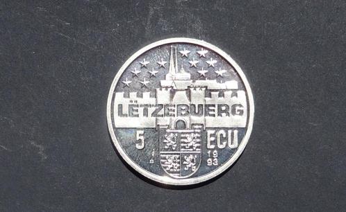 5 ECU Lëtzebuerg 1993, Postzegels en Munten, Munten | Europa | Niet-Euromunten, Losse munt, Overige landen, Ophalen of Verzenden