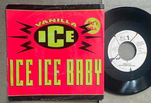 Vanilla Ice - Ice, Ice Baby 7” DE 1991, Cd's en Dvd's, Vinyl Singles, Gebruikt, Ophalen of Verzenden