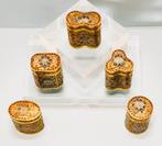 Snuifdoosjes snuff boxes in cloisonne., Ophalen of Verzenden