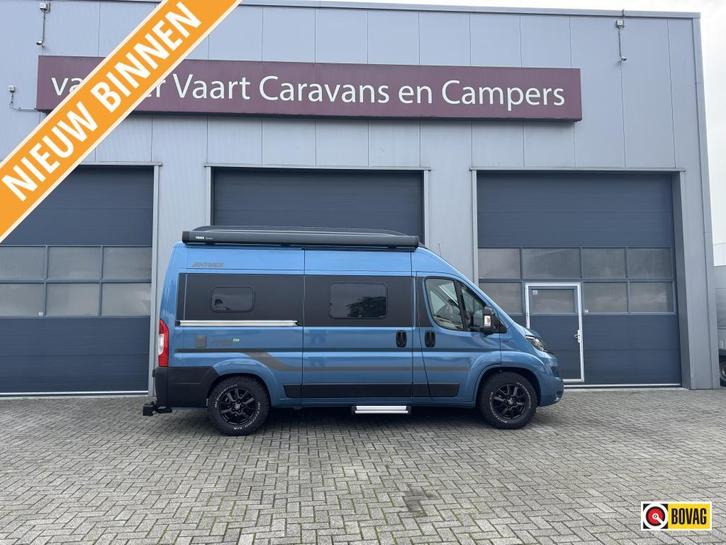 Hymer Free 540 Bleu Evolution Automaat Eerste Eigenaar, Caravans en Kamperen, Campers, Bedrijf, tot en met 4, Buscamper of Camperbus