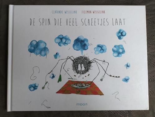 Clarinde Wesselink - De spin die veel scheetjes laat, Boeken, Kinderboeken | Baby's en Peuters, Zo goed als nieuw, Ophalen of Verzenden