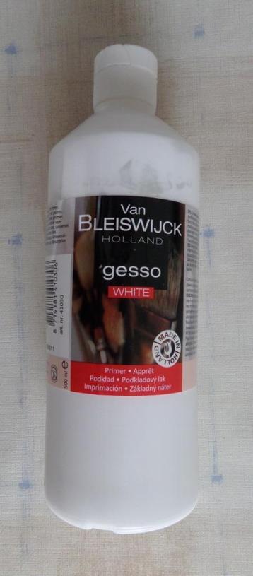 Nieuw 1 Fles Gesso Primer van Bleiswijck Holland beschikbaar voor biedingen