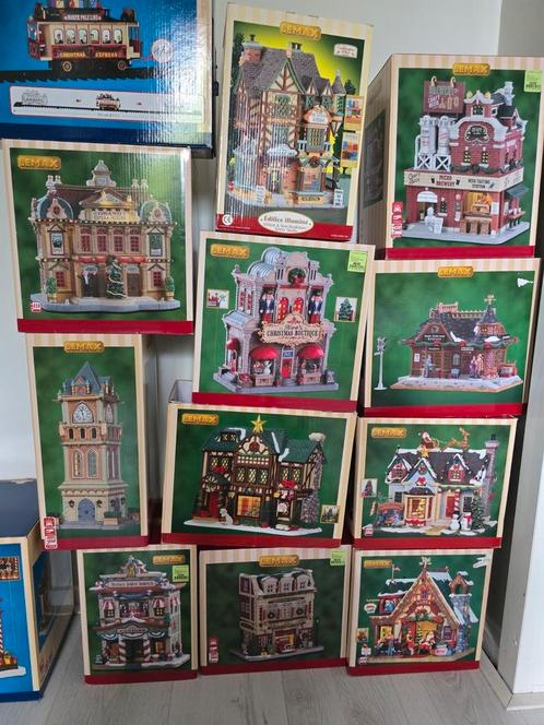 Groot zeer compleet kerstdorp, Diversen, Kerst, Zo goed als nieuw, Ophalen
