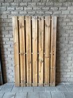 Schuifpoort, schuifdeur, poort, Gebruikt, Ophalen of Verzenden, Hout, 200 cm of meer