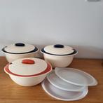 3 isolerende schalen tupperware.Iso duo schalen., Schaal, Zo goed als nieuw, Ophalen, Crème