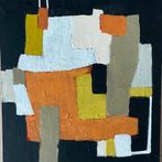 Compositie, Antiek en Kunst, Kunst | Schilderijen | Abstract, Ophalen of Verzenden