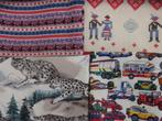 4 x stofje voor quilten of applicatie folklore auto panter, Hobby en Vrije tijd, Stoffen en Lappen, Ophalen of Verzenden, Nieuw