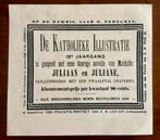 Intekening voor DE KATHOLIEKE ILLUSTRATIE 12e jaargang 1879, Ophalen of Verzenden