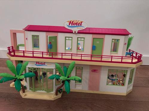 Playmobil Hotel 5265 volledig ingericht, Kinderen en Baby's, Speelgoed | Playmobil, Zo goed als nieuw, Ophalen