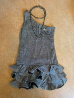 Glitter jurk met ketting maat 152, Ophalen of Verzenden