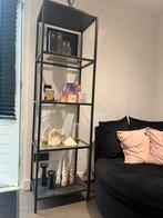 IKEA VITTSJO Stellingkast Vitrinekast Boekenkast Zwart Glas, Ophalen, Gebruikt
