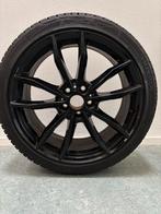 Winterbanden Zwarte Velgen BMW 420 Coupe, Auto-onderdelen, Banden en Velgen, Ophalen, 18 inch, Gebruikt, Banden en Velgen