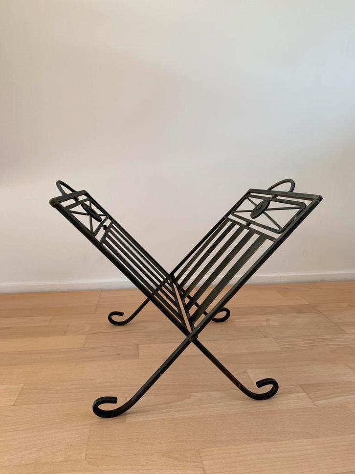 Vintage krantenbak antiek gietijzer frans, Huis en Inrichting, Woonaccessoires | Krantenbakken en Lectuurbakken, Zo goed als nieuw