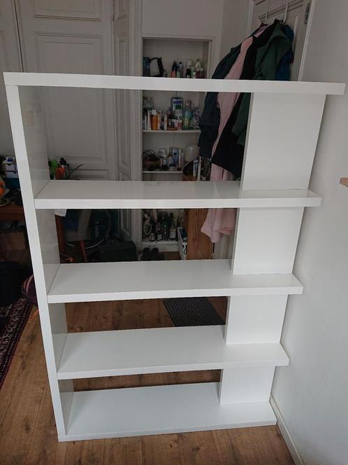 Witte boekenkast, Huis en Inrichting, Kasten | Boekenkasten, Gebruikt, 150 tot 200 cm, 25 tot 50 cm, Ophalen