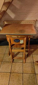 Schooltafeltje, Kinderen en Baby's, Kinderkamer | Tafels en Stoelen, Ophalen, Gebruikt, Tafel(s) en Stoel(en)