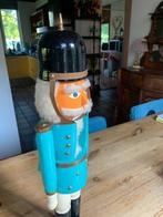 Grote houten notenkraker uit het Ertsgebergte van 60 cm hoog, Diversen, Kerst, Ophalen of Verzenden, Zo goed als nieuw
