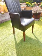 Jan des Bouvrie lederen eetkamerstoelen, Huis en Inrichting, Ophalen of Verzenden, Gebruikt, Vijf, Zes of meer stoelen