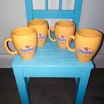 Chocomel bekers met Ridder Raveleijn Efteling 4 stuks, Ophalen, Glas of Glazen, Gebruikt, Overige stijlen