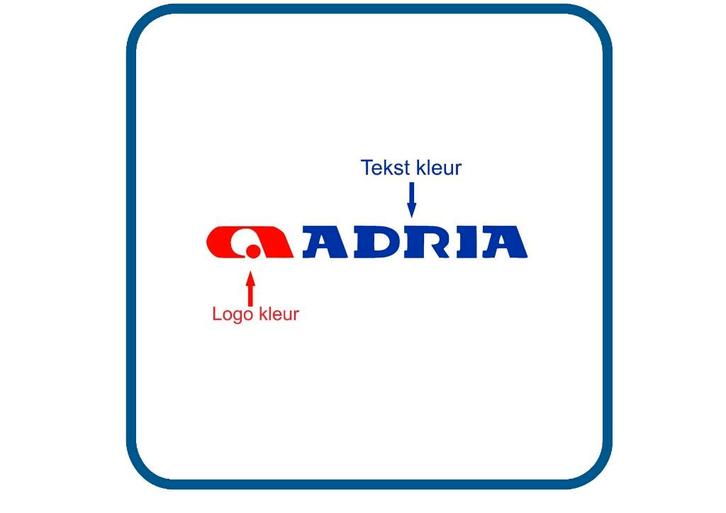 Adria caravan en camper sticker, Verzamelen, Stickers, Nieuw, Overige typen, Verzenden