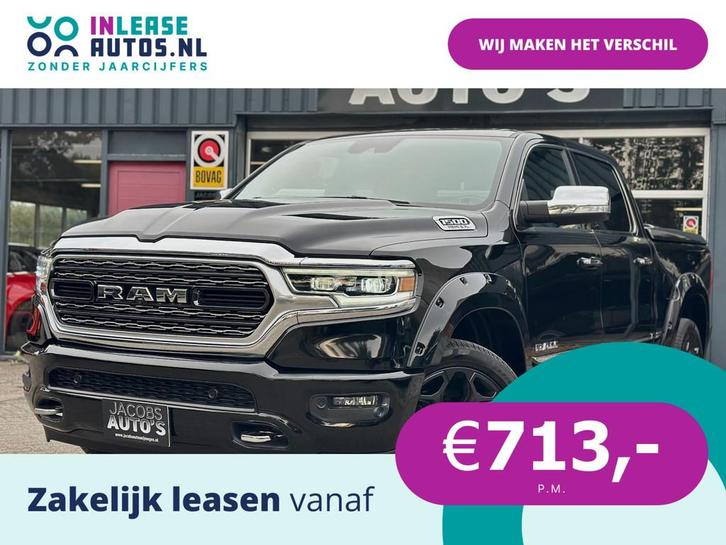 Dodge Ram 1500 5.7 V8 4x4 Crew Cab Limited, Auto's, Dodge, Bedrijf, Lease, Financial lease, RAM 1500, 360° camera, 4x4, ABS, Achteruitrijcamera