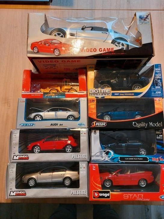 9 modelauto's nieuw Volvo Volkswagen Audi Ford GTI C70 Jeep, Hobby en Vrije tijd, Modelauto's | 1:24, Nieuw, Auto, Overige merken