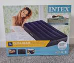 Intex Classic Downy luchtbed 1 persoons, Ophalen of Verzenden, Zo goed als nieuw, 1-persoons