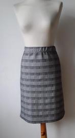 Zwart/wit pied de poule rokje mt 42 Betty Barclay, Verzenden, Zwart, Maat 42/44 (L), Betty Barclay