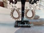 Swarovski druppel oorbellen en miyuki kralen Juliez Handmade, Met kristal, Hangers, Nieuw, Ophalen of Verzenden