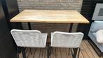 Bartafel met 2 stoelen, Tuin en Terras, Tuinsets en Loungesets, Ophalen, Zo goed als nieuw