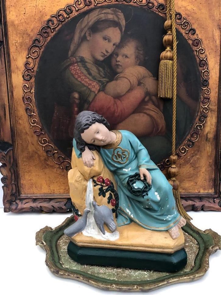 Antieke religie  beeld van kind  jezus - Kerst, Antiek en Kunst, Antiek | Religie, Ophalen of Verzenden