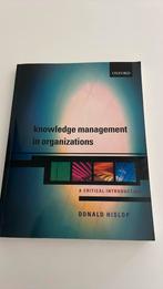 Knowledge management in organizations, Computers en Software, Ontwerp- en Bewerkingssoftware, Ophalen of Verzenden, Zo goed als nieuw