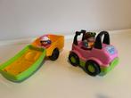 Fisher Price little people jeep met caravan, Ophalen of Verzenden, Zo goed als nieuw