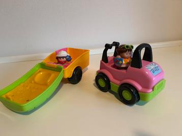 Fisher Price little people jeep met caravan beschikbaar voor biedingen