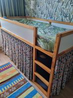 Ikea halfhoogslaper, omkeerbed met gordijntjes, Ophalen, Gebruikt, Halfhoogslaper