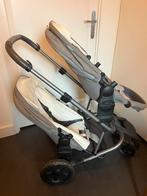 Fijne dubbele (duo) kinderwagen, Ophalen, Gebruikt, Voetenzak