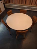 6 Eleonora Eetkamerstoelen Neba Cognac, Ophalen, Gebruikt, Bruin, Hout