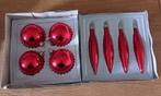 Twee Doosje Rode Kerstballen, Diversen, Kerst, Ophalen, Gebruikt