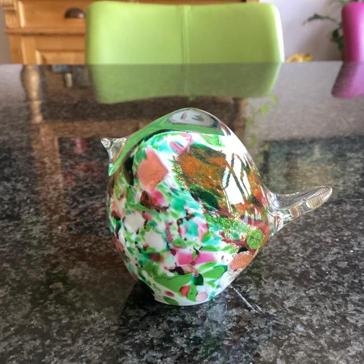 Glas, vogel, Fidrio, mixed colors, handgemaakt, mondgeblazen, Antiek en Kunst, Kunst | Designobjecten, Ophalen