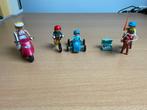 Playmobil Scooter, Ruiter, Fiets, Raceauto, Kinderen en Baby's, Speelgoed | Playmobil, Gebruikt, Ophalen of Verzenden, Los playmobil