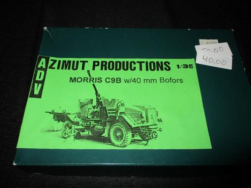 D-381,ADV 1-35,NO,35018,MORRIS C9B W/40 MM BOFORS,FULL KIT, Hobby en Vrije tijd, Modelbouw | Auto's en Voertuigen, Nieuw, Verzenden