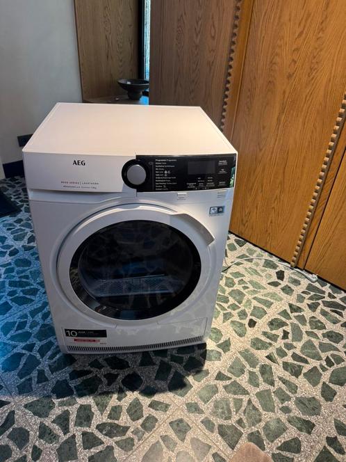 AEG Warmtepompdroger T8DBE86W – Energieklasse A+++ – 8 kg, Witgoed en Apparatuur, Wasdrogers, Zo goed als nieuw, Overige typen