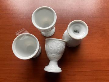 ROSENTHAL /4 witte eierdoppen beschikbaar voor biedingen