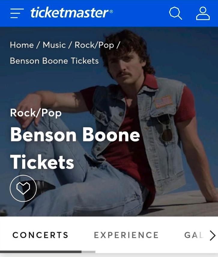 2x tickets Benson Boone (staanplaatsen) - Ziggo Dome, Tickets en Kaartjes, Concerten | Pop, Twee personen, November