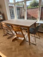 Prachtige 100% teakhouten tafel te koop, Huis en Inrichting, Tafels | Statafels, Ophalen of Verzenden, Zo goed als nieuw